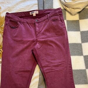 Old Navy Maroon Pants
